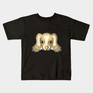 brown puppy face Kids T-Shirt